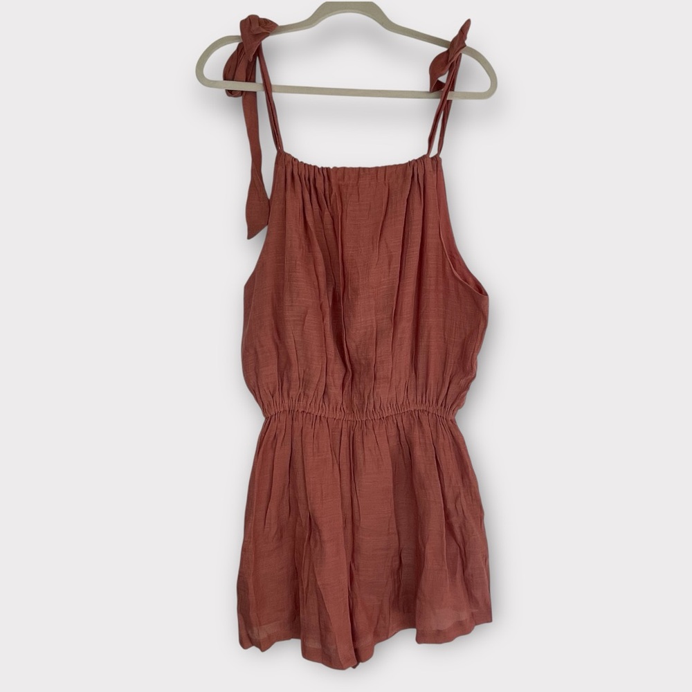 🌸 Fab’rik Emerson Romper in Clay – Size Large (NWT $66)